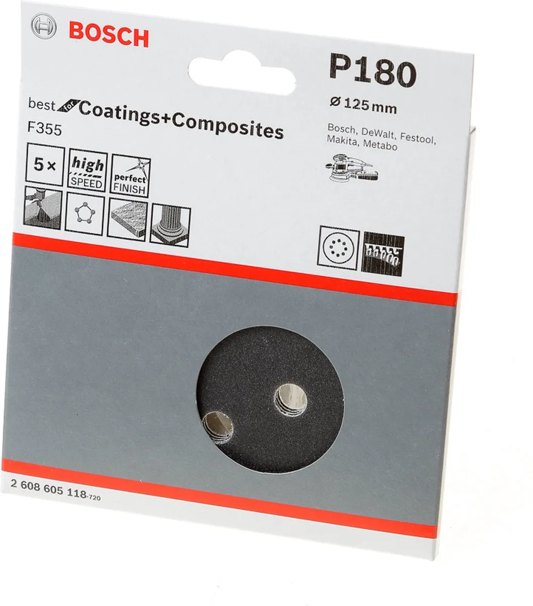 Bosch Professional Schuurvel Ø125 Best Coatings