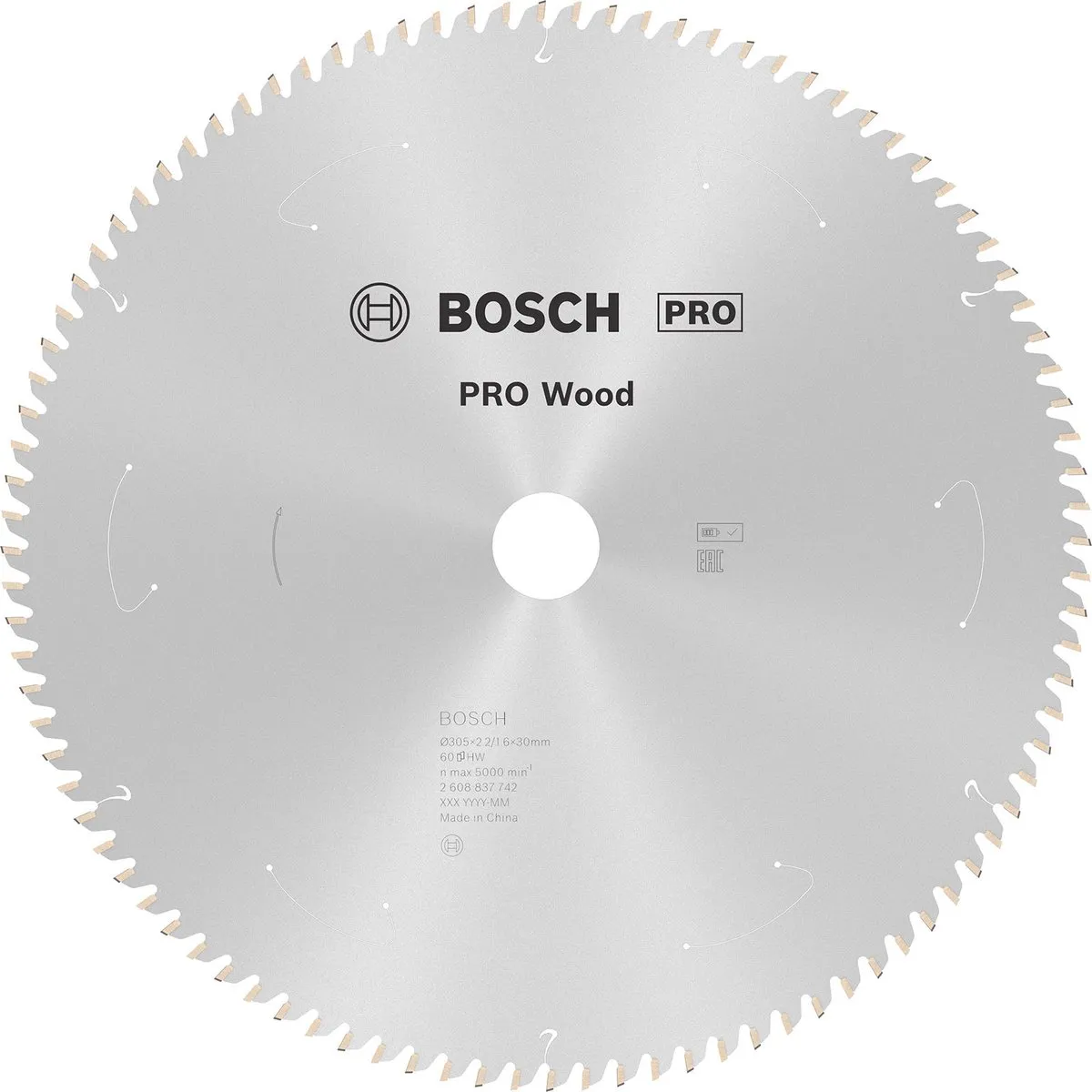 Bosch Professional Wood Zaagblad 305mm 96 Tanden