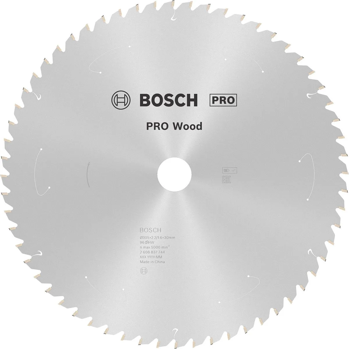Bosch Professional Wood Zaagblad 305mm 96 Tanden - 2608644742