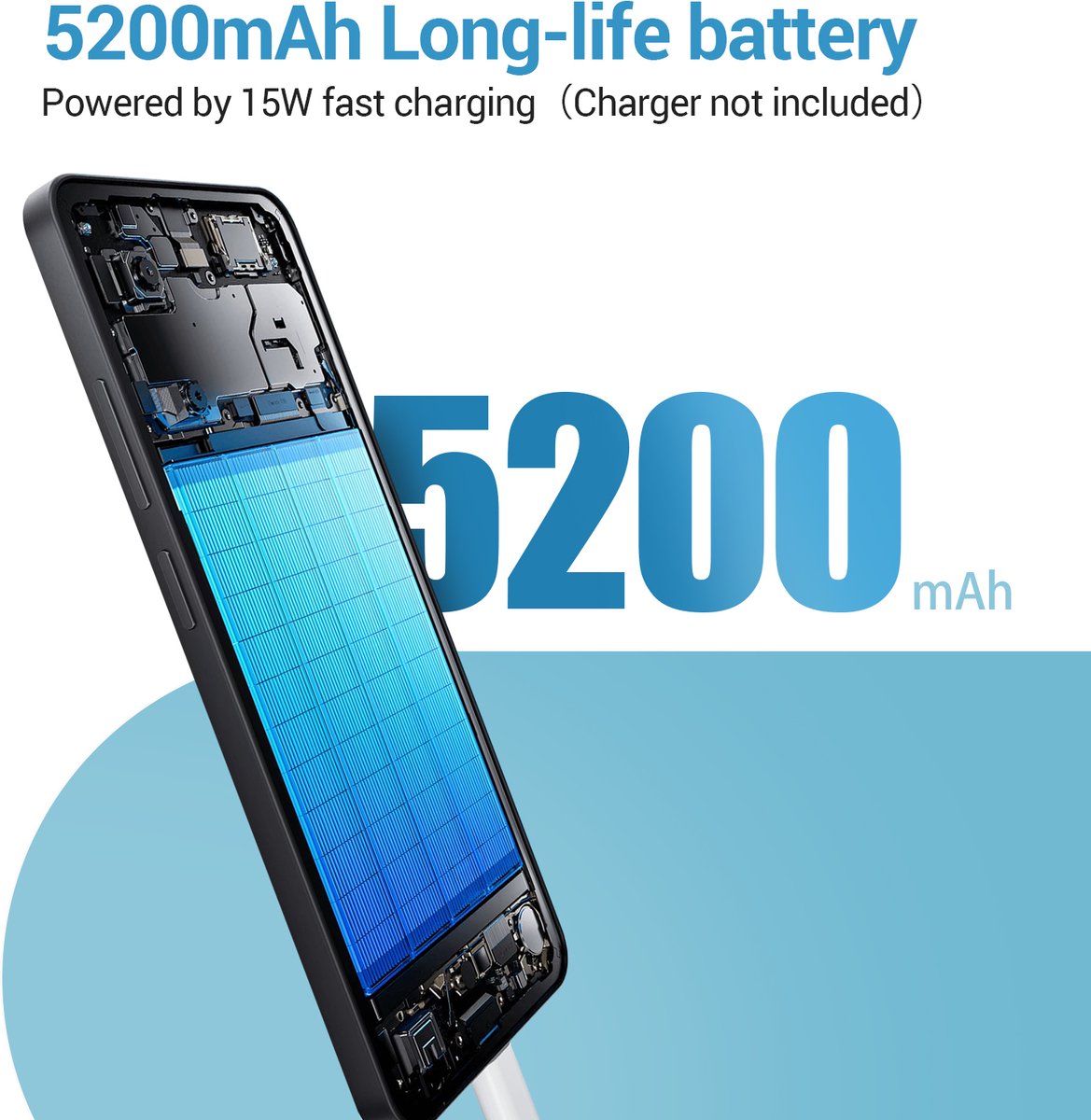 XIAOMI Redmi A5 Smartphone 6,88" 120Hz, 3GB+64GB, 32 MP AI-camera, 5200 mAh batterij, Zij-vingerafdruksensor (Zwart)