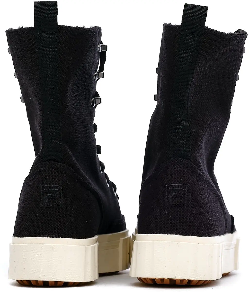Fila Sandblast High Dames Sneakers - 40 - Zwart - afbeelding 2 van 6