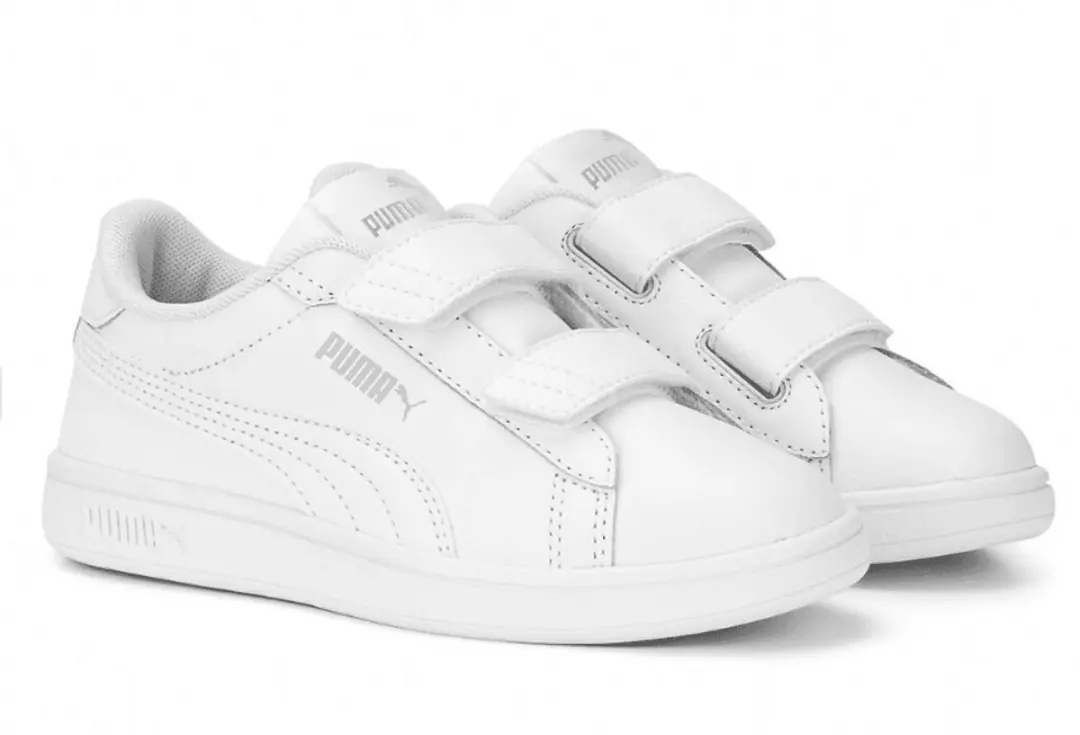 PUMA Smash 3.0 L V PS Sneakers - Maat 28 - Wit - afbeelding 3 van 6