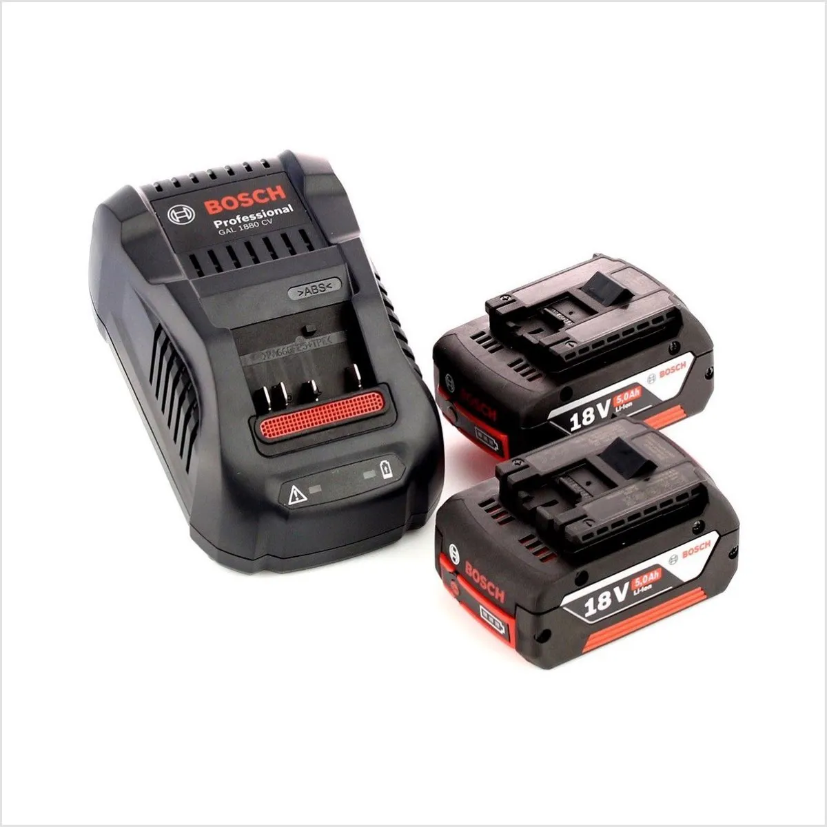 Bosch Professional Startset 18V 2x GBA 5,0Ah + GAL 1880 Snellader