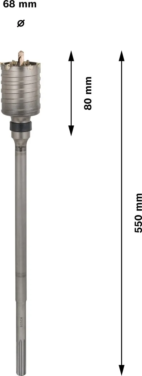 Bosch Professional PRO SDS max-5 F00Y145195 Core Cutter 68mm - Beton