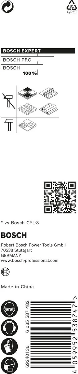 Bosch Professional Expert HEX-9 MultiConstruction Boor 8x50x100mm