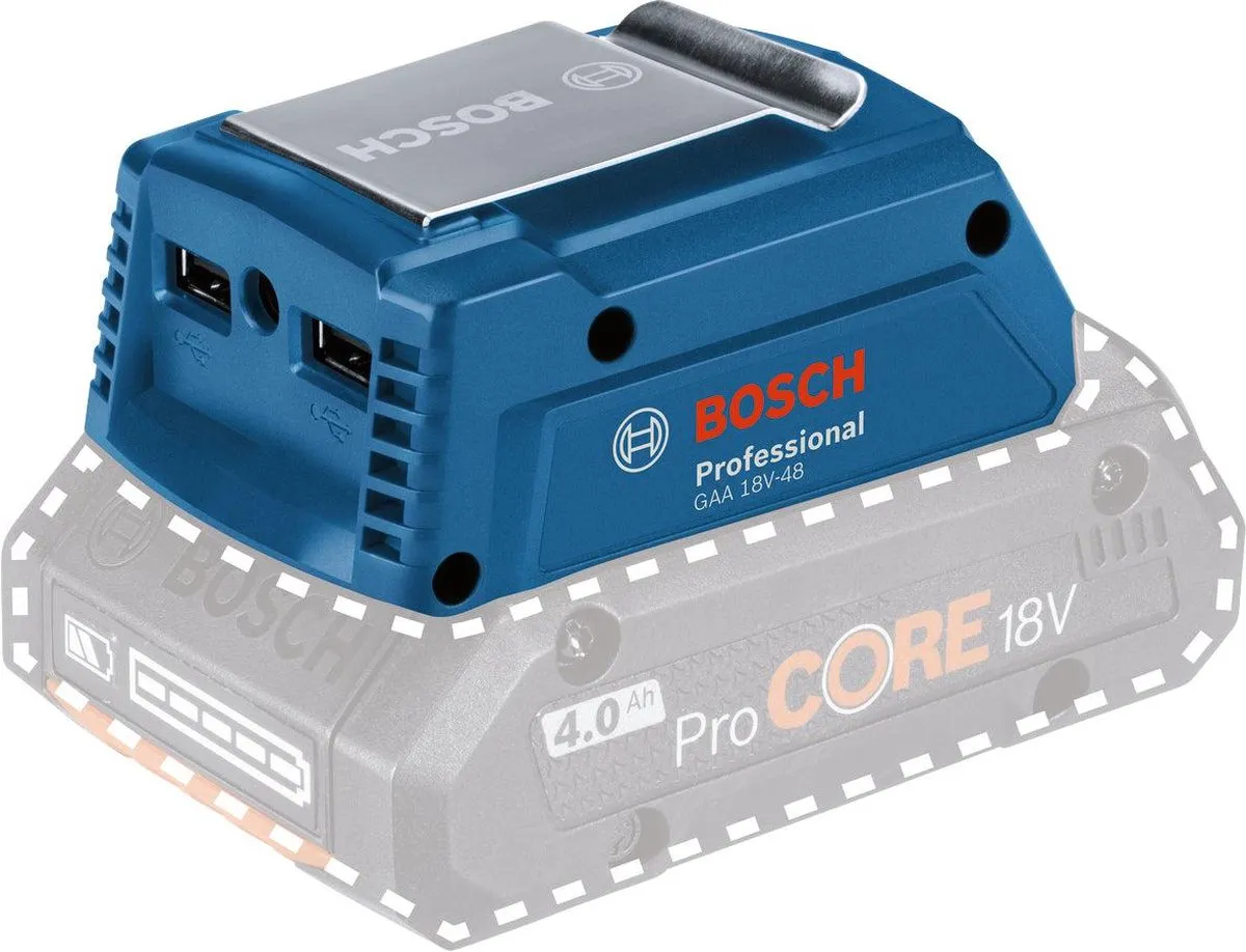 Bosch Professional GAA 18V-48 USB-Oplaadadapter 06188000L6