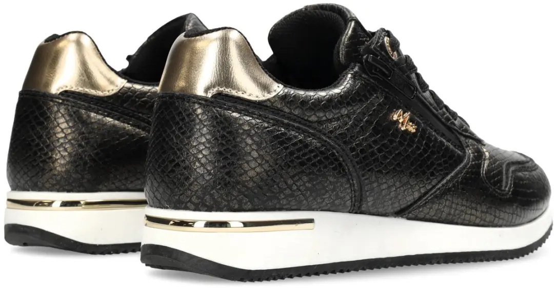 Mexx Djana Caia Sneakers - Zwart/Goud - 37