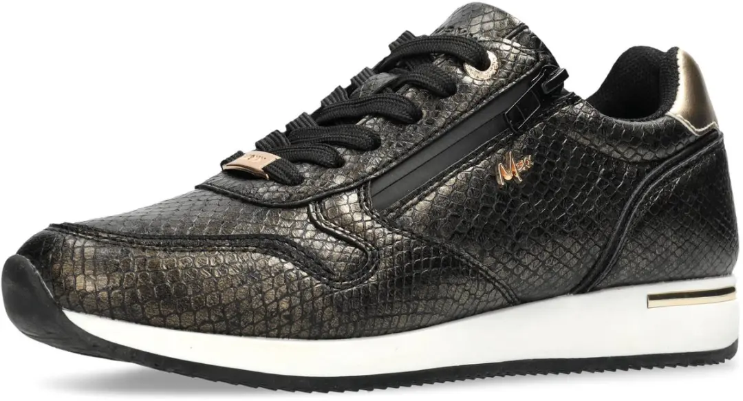 Mexx Djana Caia Sneakers - Zwart/Goud - 37
