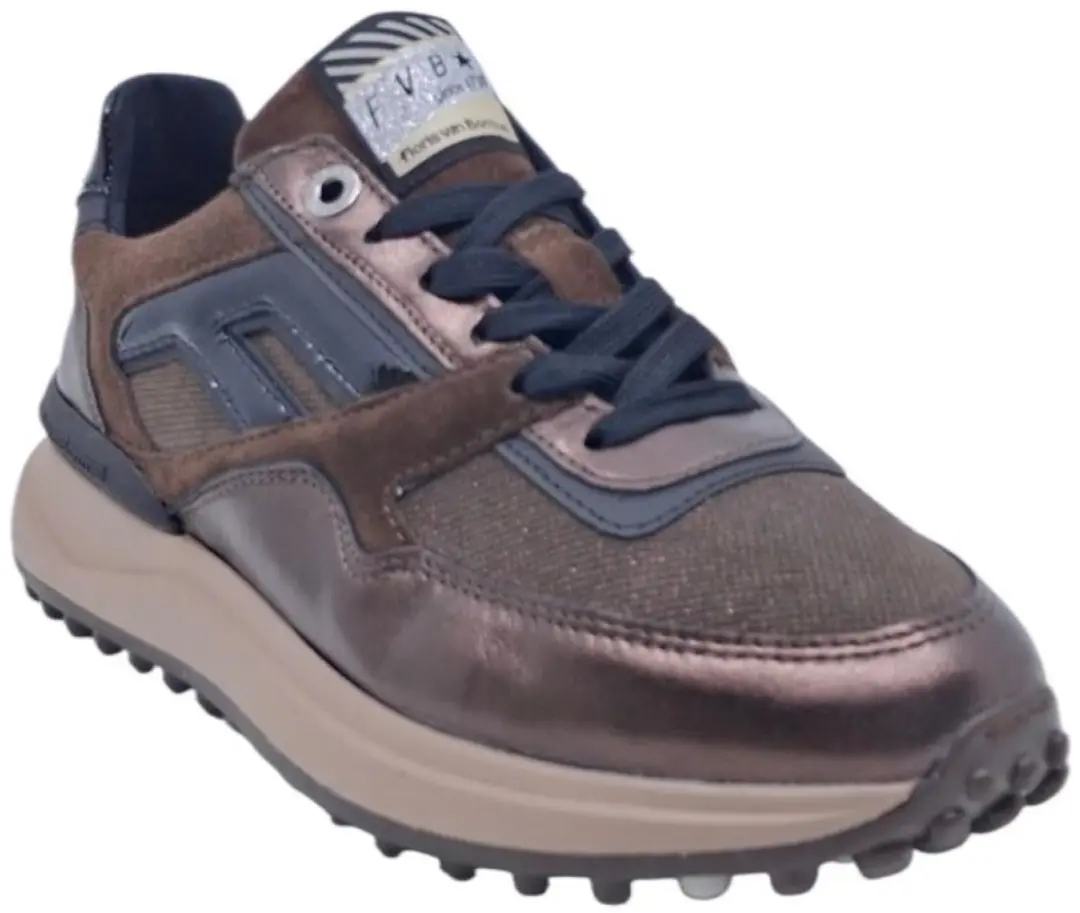 Floris van Bommel Noppi 52.06 Sneakers - Donkerbruin 38½ - afbeelding 5 van 5