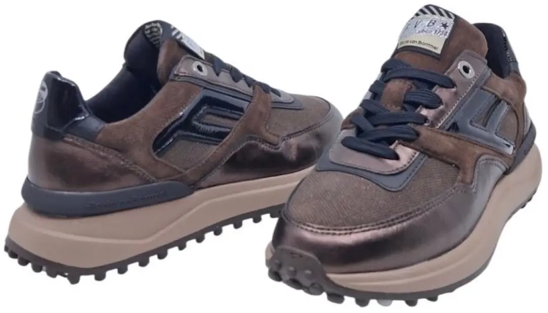 Floris van Bommel Noppi 52.06 Sneakers - Donkerbruin 38½ - afbeelding 2 van 5