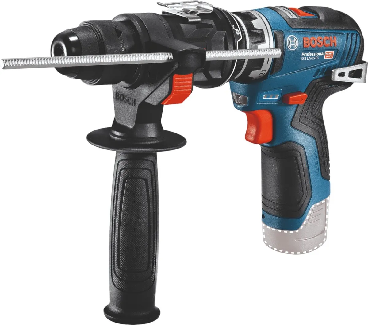 Bosch Professional GSR 12V-35 FC Accu-schroefboormachine - 21 standen