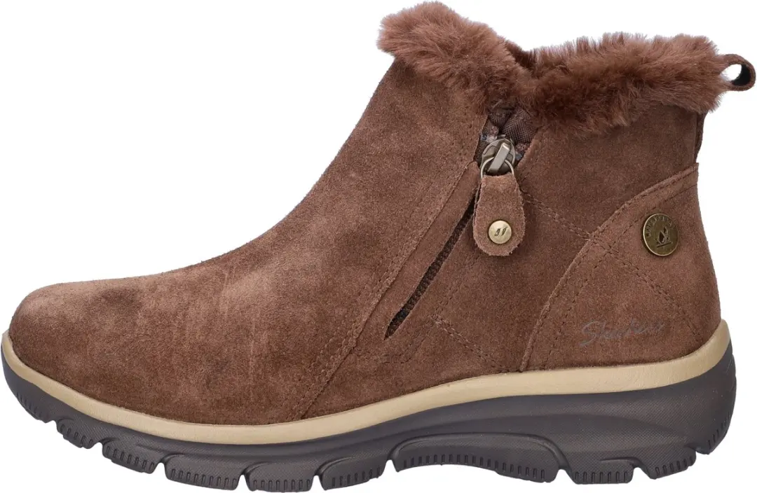 Skechers Easy Going Dames Gevoerde Boot - Bruin - Maat 37