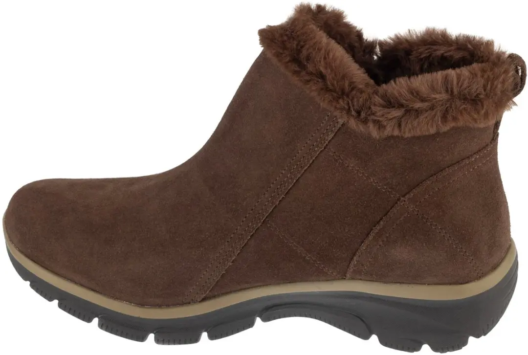 Skechers Easy Going Dames Gevoerde Boot - Bruin - Maat 37