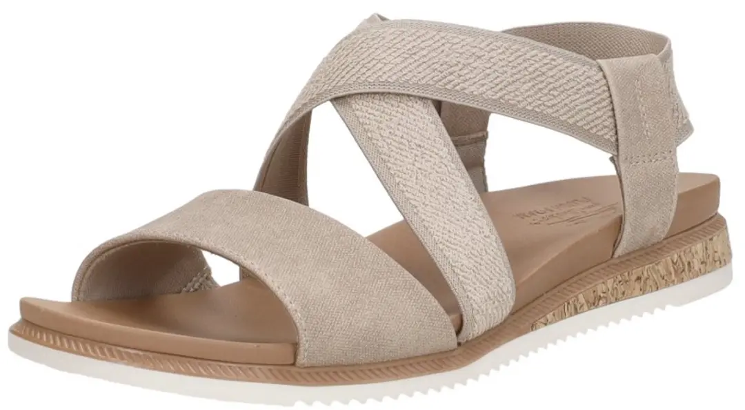 Skechers Bobs Desert Kiss Low Sandalen - Maat 40 - Beige - afbeelding 4 van 6