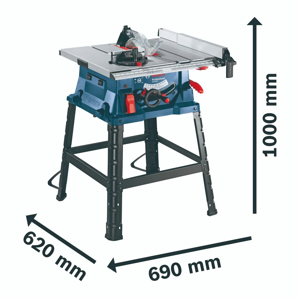 Bosch Professional GTS 254 Tafelzaag 1800W - 254mm