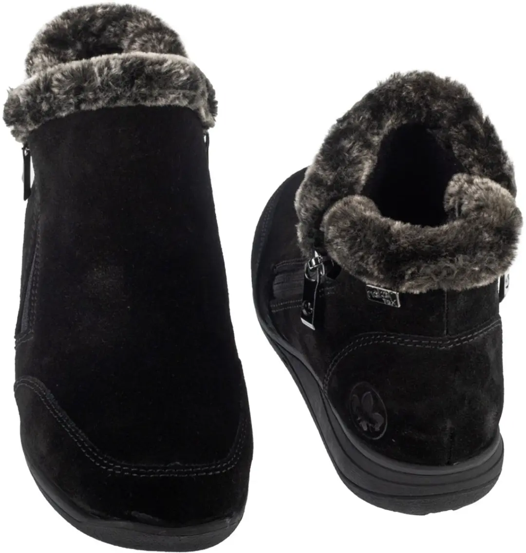 Rieker 47256 Booties Vrouwen - Zwart - Maat 39