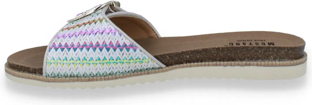 Mustang Dames Slipper Wit/multi