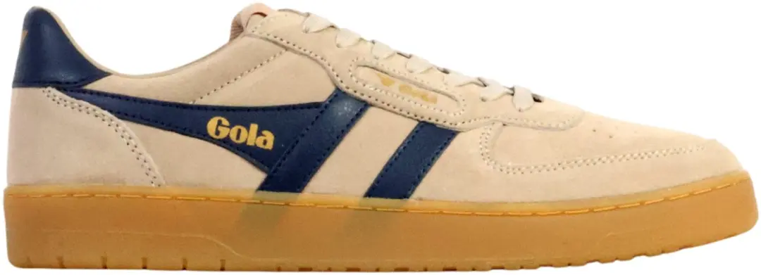 Gola Hawk Suede '86 Trainers - 43 - Bone/Navy/Gum - afbeelding 4 van 6