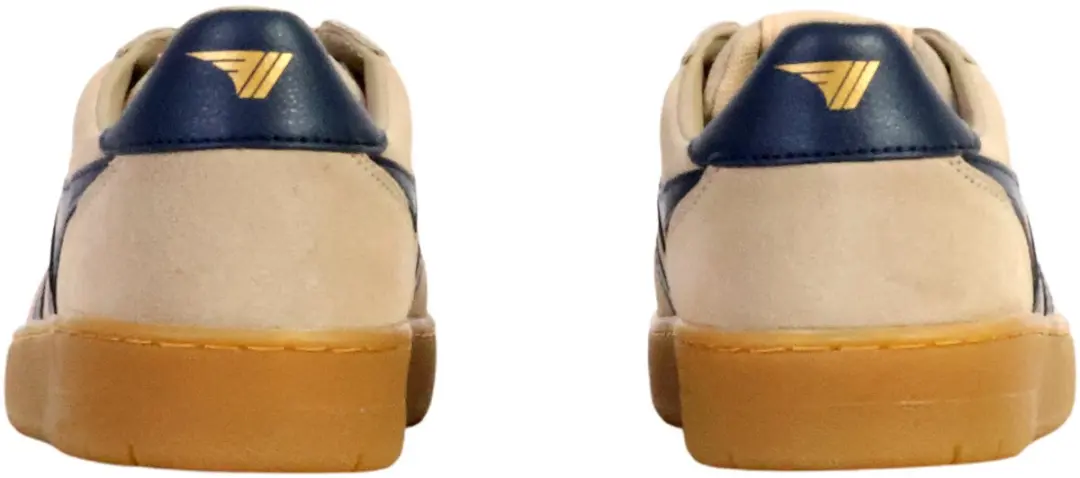 Gola Hawk Suede '86 Trainers - 43 - Bone/Navy/Gum - afbeelding 3 van 6