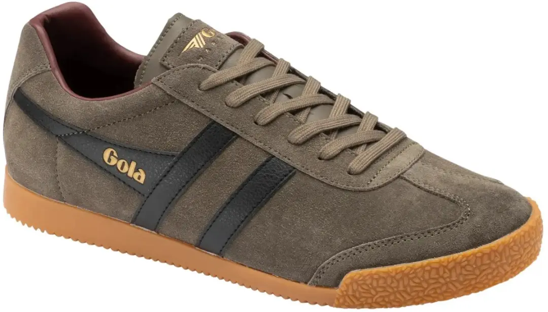 Gola Harrier CMA192 Baskets - 43 - Urban Moss/Zwart/Kastanjebruin - afbeelding 2 van 6