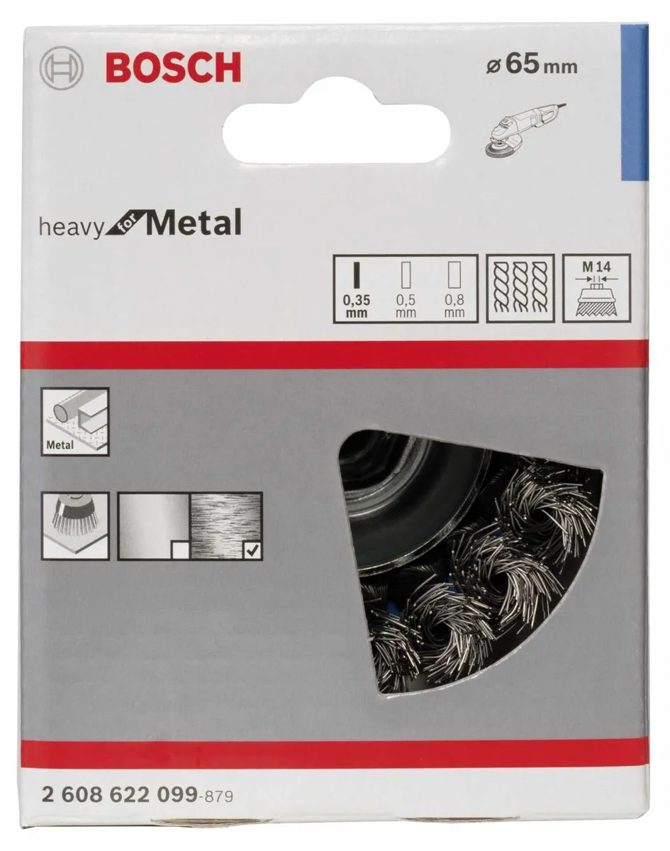 Bosch Professional M14 Komstlbloesel 65 Vlecht 0.35mm Staal