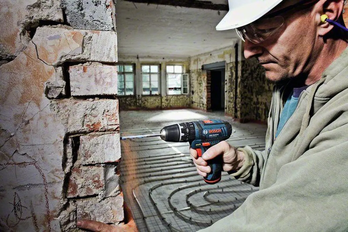 Bosch Professional GSB 12V-15 Klopboormachine - 10mm Beton