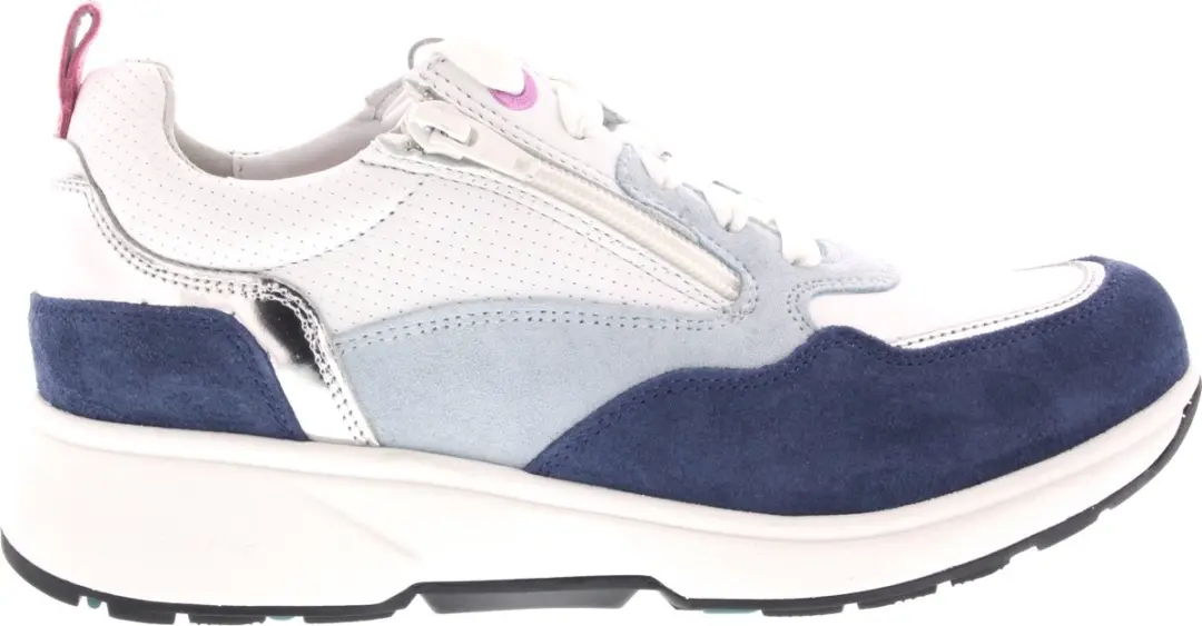 Dames Veterschoenen Xsensible Grenoble Denim Combi Jeansblauw