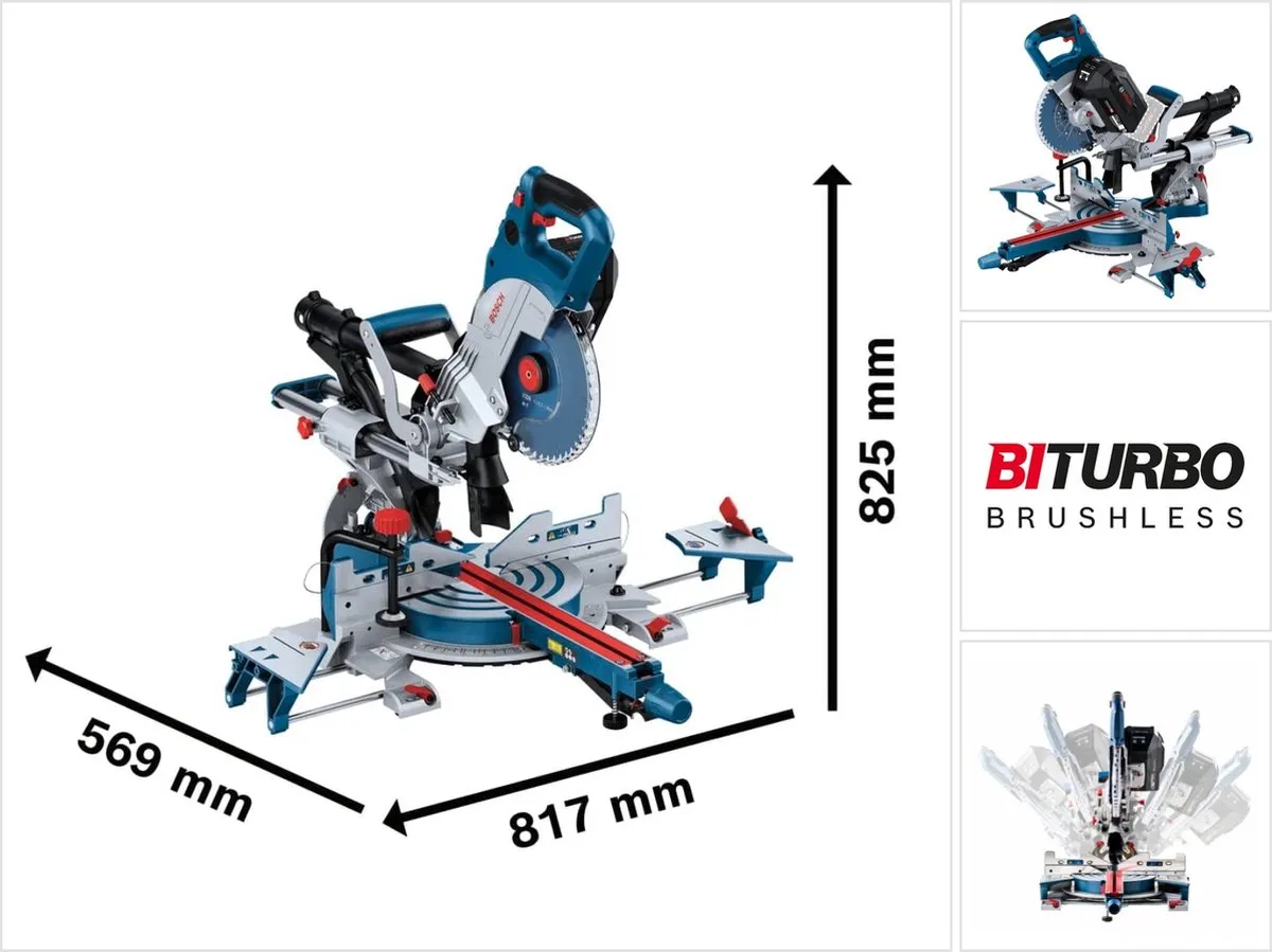 Bosch Professional GCM 18V-216 DC Kap- en Verstekzaag - 216mm