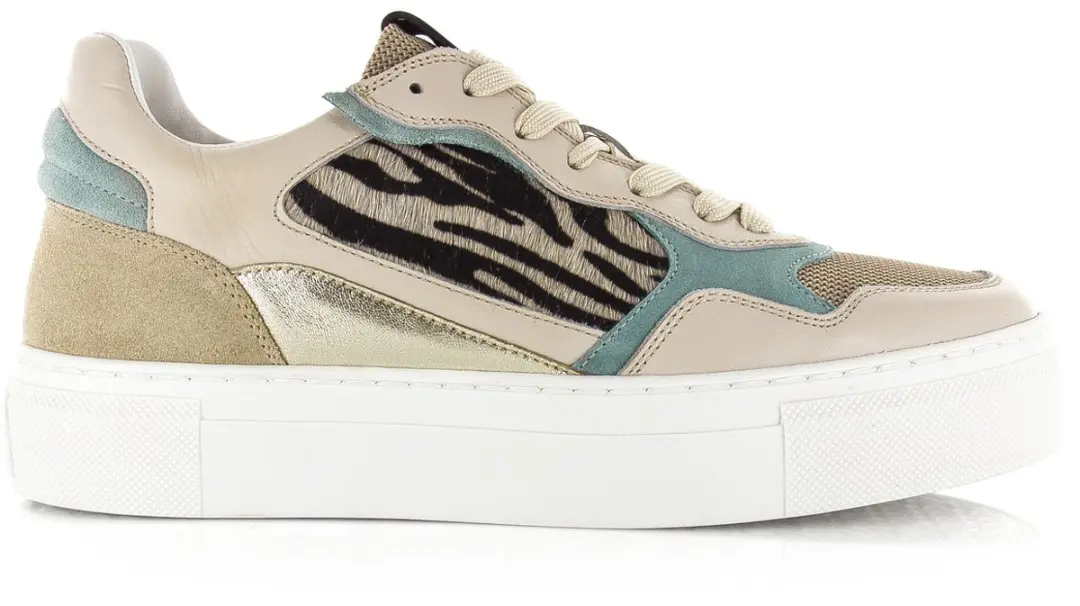 Maruti - Tavi Sneakers Blauw - Offwhite - Blue - Zebra - 38 - afbeelding 3 van 6