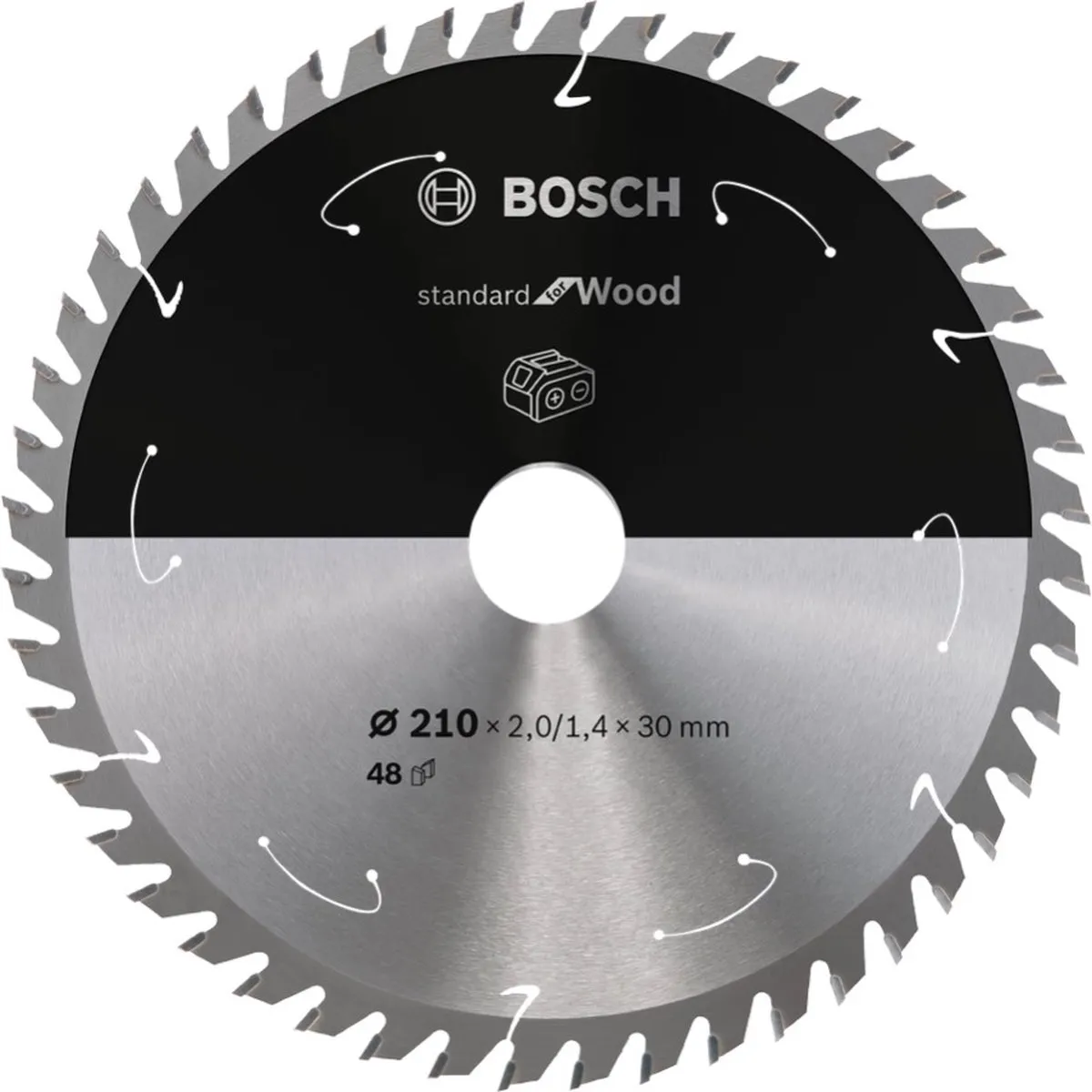 Bosch Professional Standard for Wood Zaagblad 210mm 48 Tanden - 2608837714 - afbeelding 6 van 6