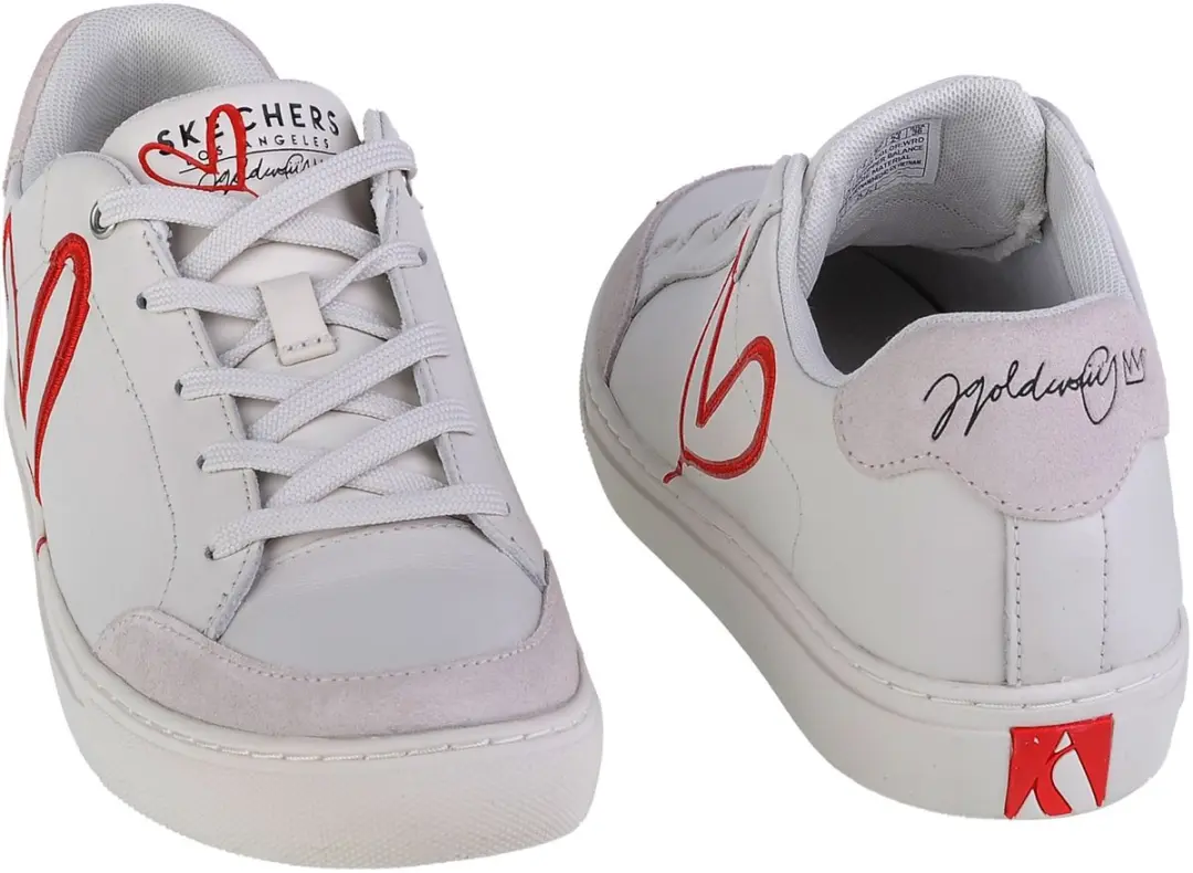 Skechers Side Street Lonely Heart Sneakers - Wit - afbeelding 5 van 5