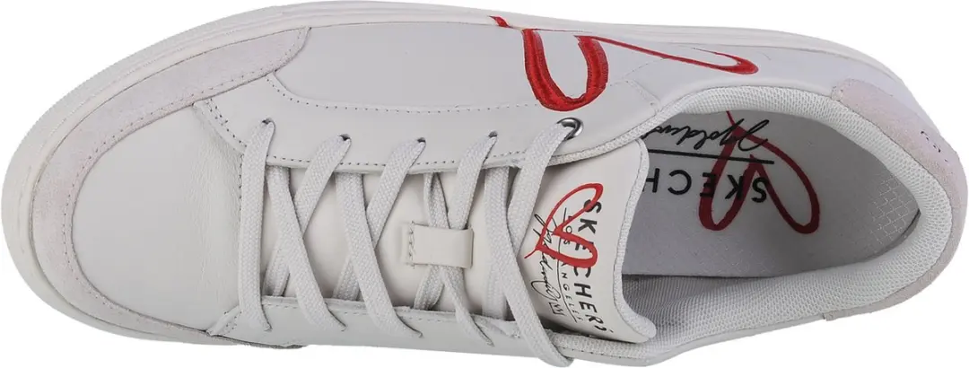 Skechers Side Street Lonely Heart Sneakers - Wit - afbeelding 3 van 5