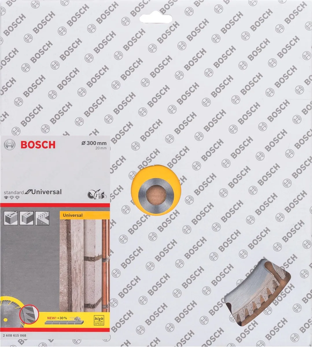 Bosch Professional Diamantschijf Universal 300mm - Hout - 25,4mm - 20mm as