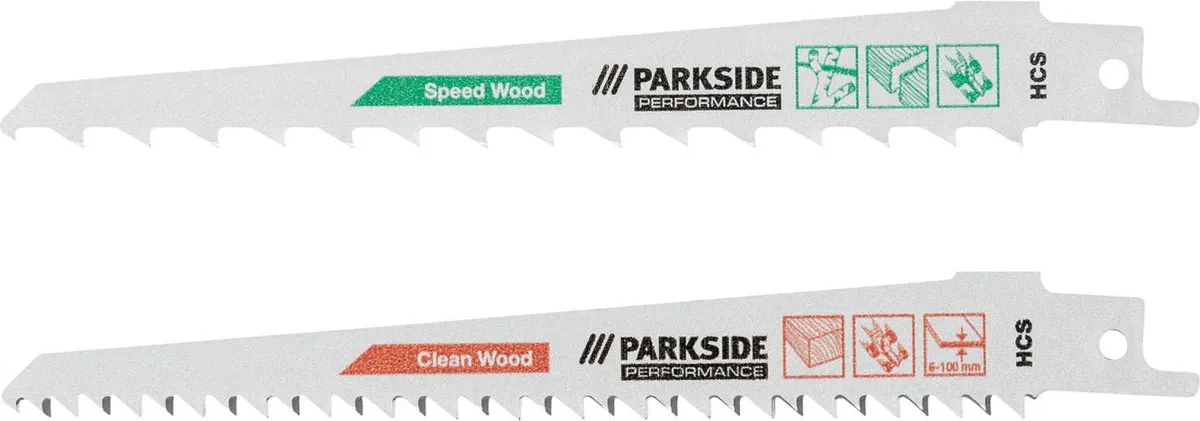 PARKSIDE Performance Reciprozaagbladenset 2 Stuks