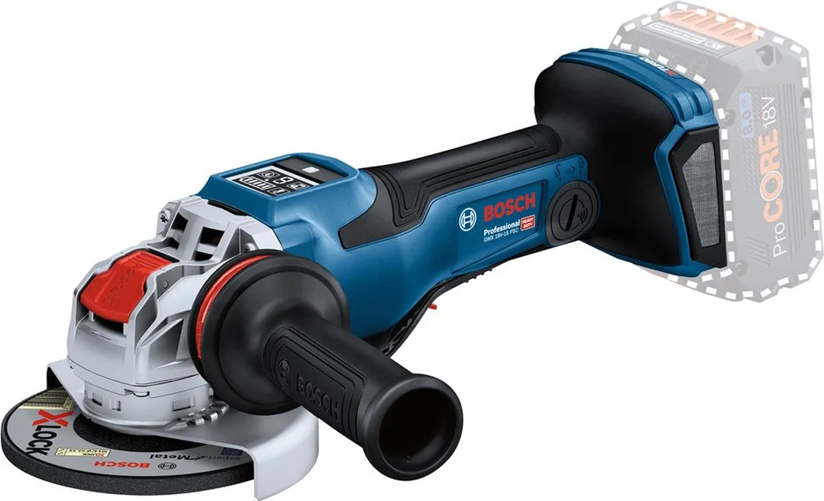 Bosch Professional GWX 18V-15 PSC Haakse Slijper 125mm