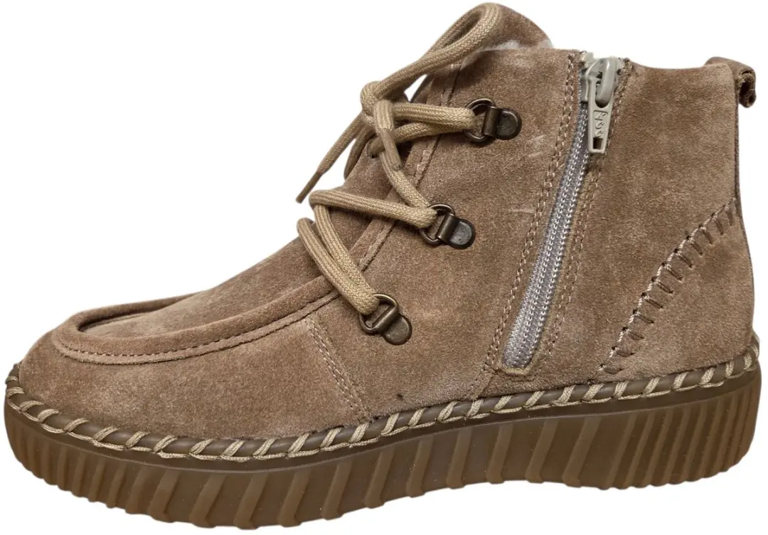 Remonte D4A72-20 Veterboots Dames - Beige Suede - 41