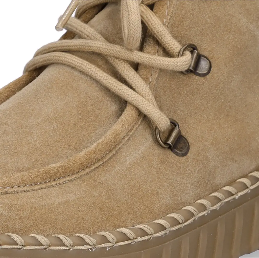 Remonte D4A72-20 Veterboots Dames - Beige Suede - 41