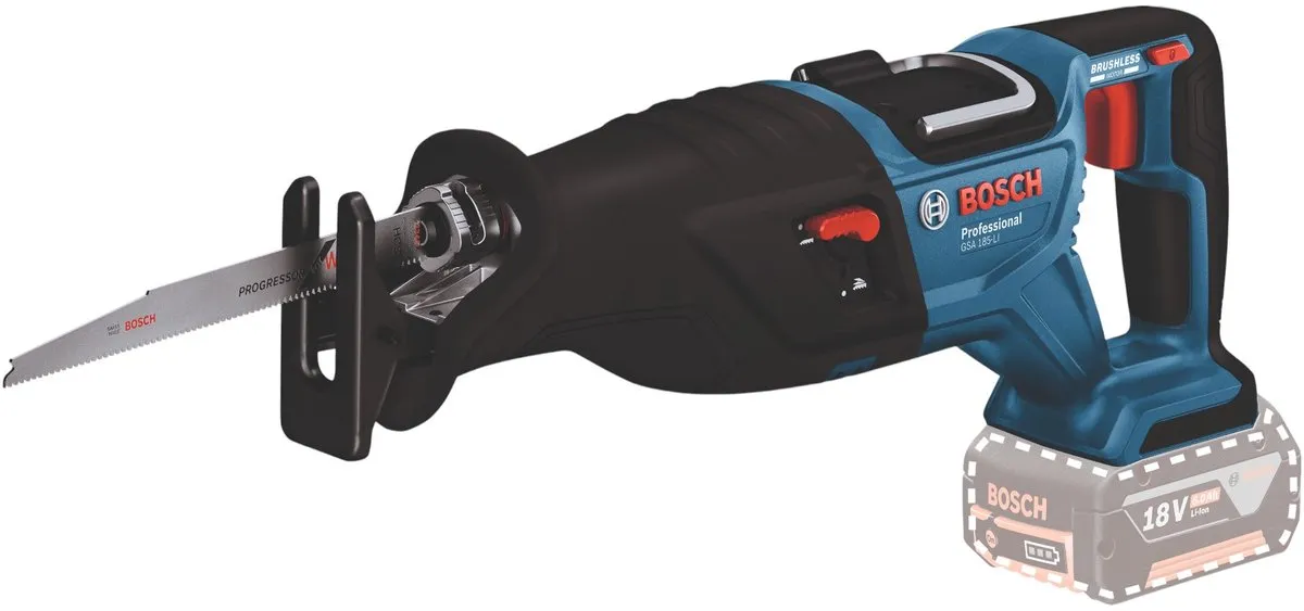 Bosch Professional GSA 185-Li Reciprozaag 28mm - Solo - afbeelding 2 van 3
