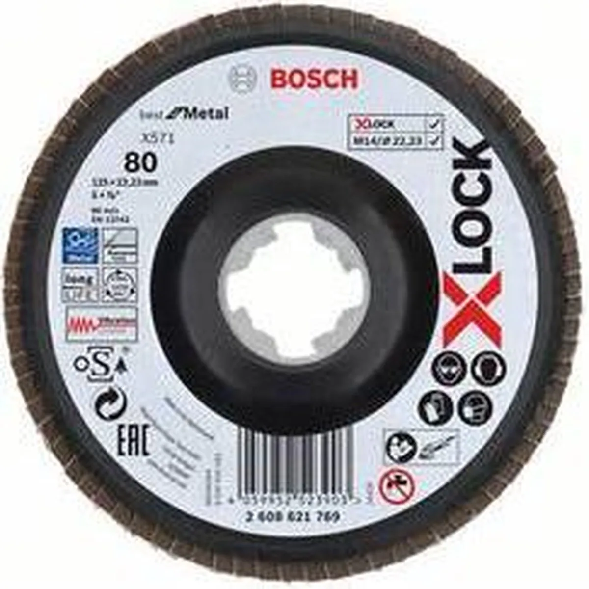 Bosch Professional PRO X571 X-Lock Lamellenschijf 125mm