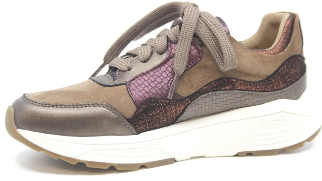 Xsensible Golden Gate Lady Sneakers - Dames - Bruin - Maat 37 - afbeelding 2 van 6