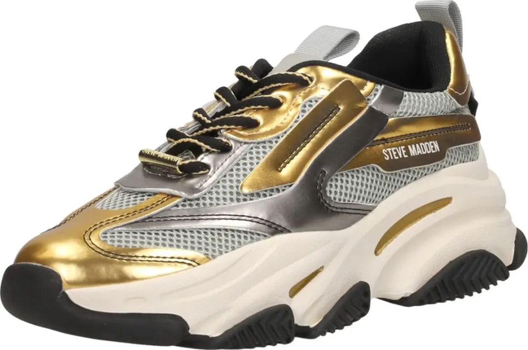 Dames Sneakers Steve Madden Possession-e Ice/gold Goud - Maat 39 - afbeelding 4 van 6