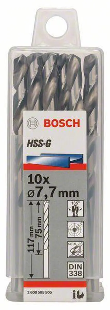 Bosch Professional ST. LINE 7.7mm HSS-G Boor