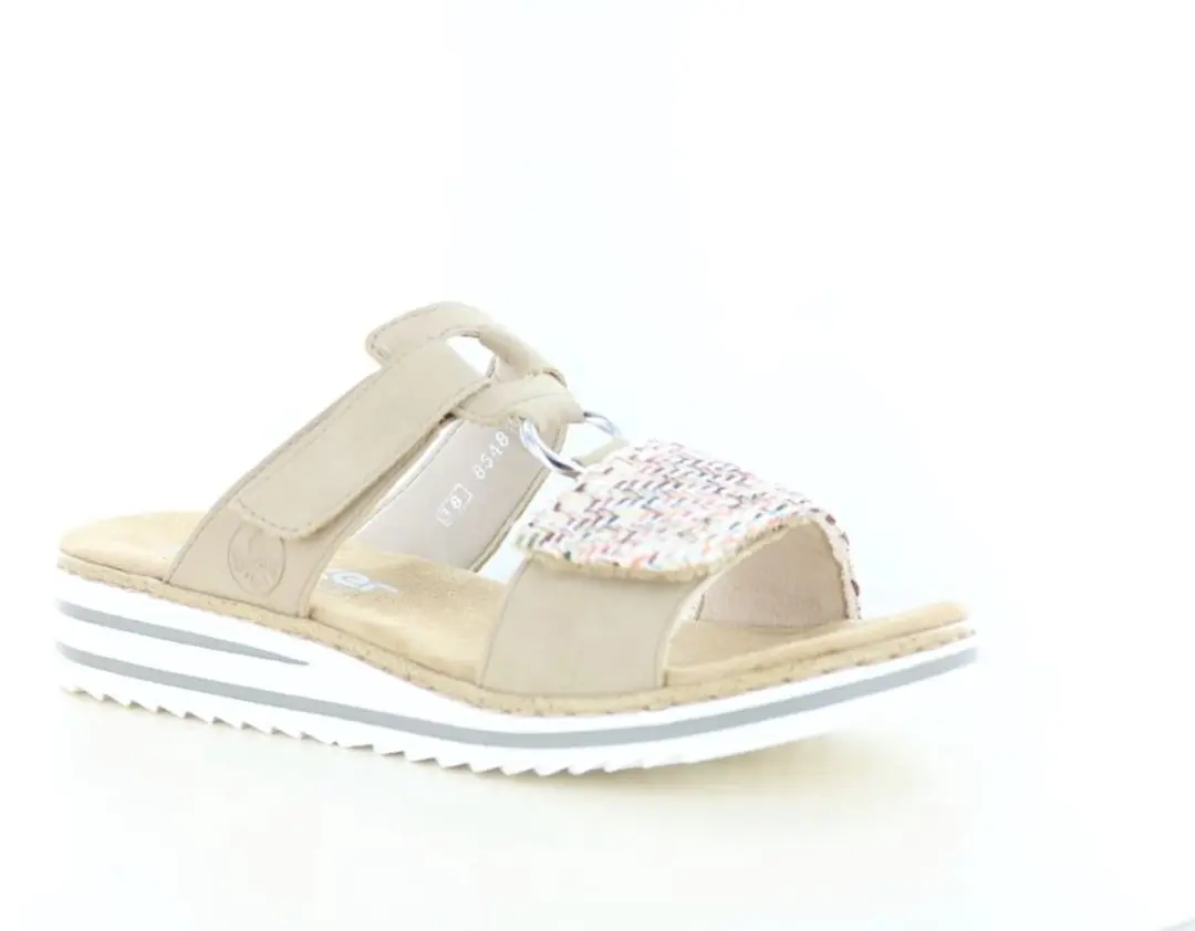 Rieker 251502 Badslippers - Beige - Maat 41 - afbeelding 3 van 6