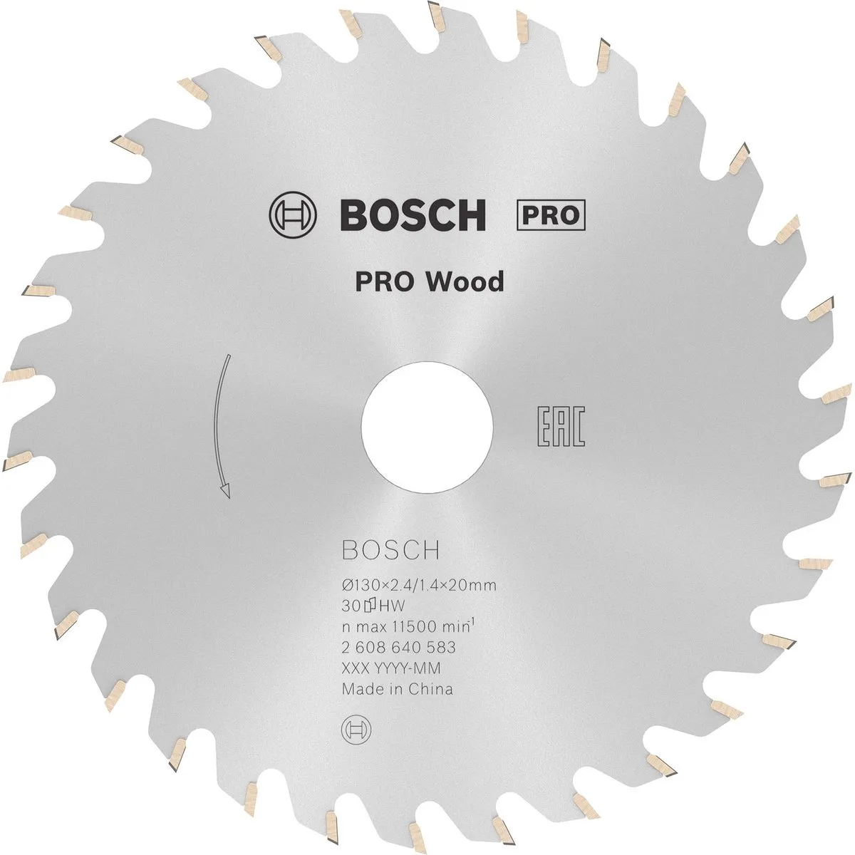 Bosch Professional Cirkelzaagblad Optiline 130mm Hout