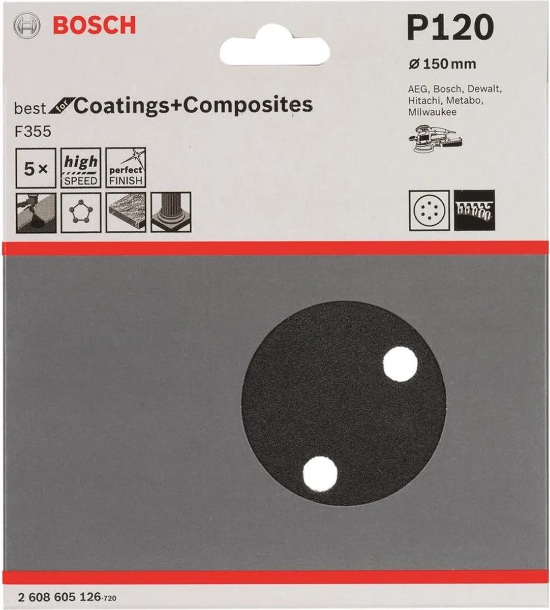 Bosch Professional Schuurvel Ø150 Best Coatings