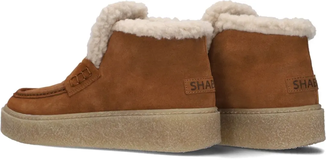 Shabbies Amsterdam Senna Anna Ankle Boot - Warmbruin 38 - afbeelding 5 van 6