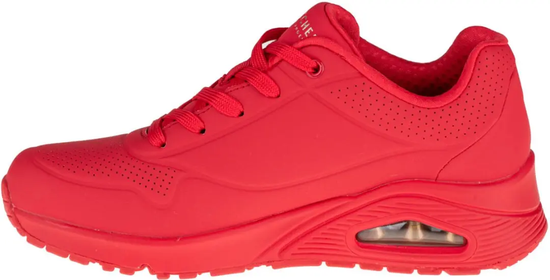 Skechers Uno Stand On Air Dames Sneakers - Rood - afbeelding 6 van 6