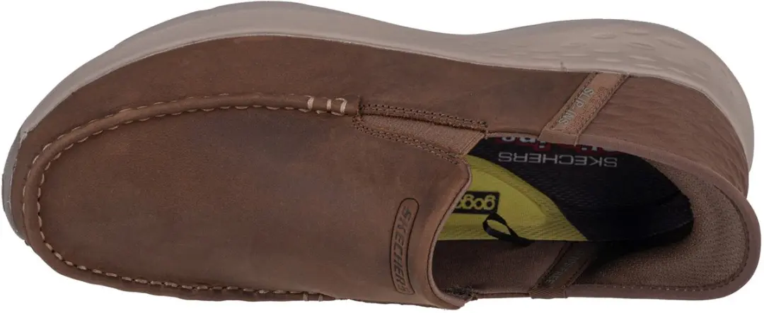 Skechers Slip-Ins Parson Oswin Schoenen - Bruin 45.5 - afbeelding 3 van 5