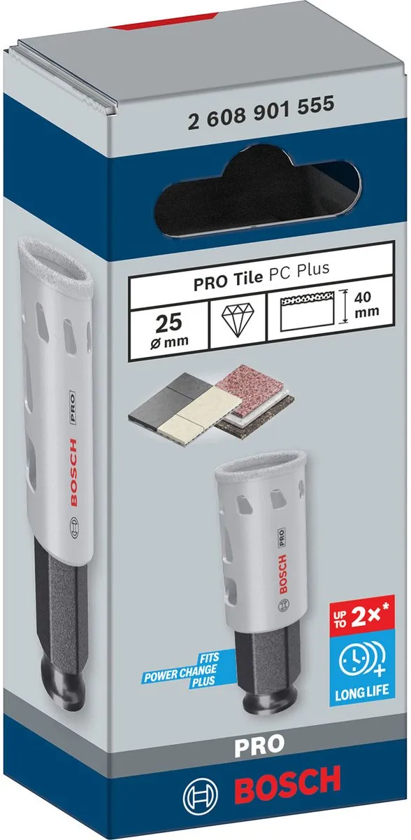 Bosch Professional Tegel PC Plus Gatenzaag 25mm - 2608901555 - afbeelding 5 van 5
