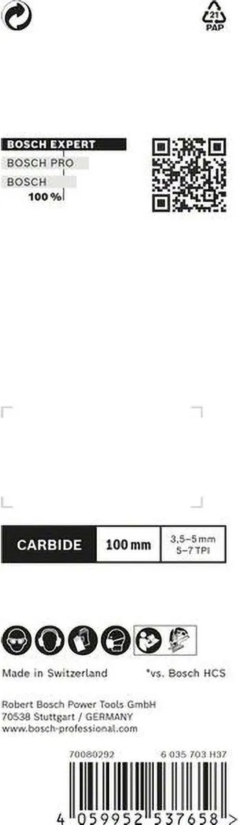 Bosch Professional EXPERT Hardhout T144DHM Decoupeerzaagblad - 10 Stuks - afbeelding 5 van 6